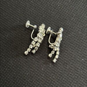 Elegant Silver Clip-On Earrings